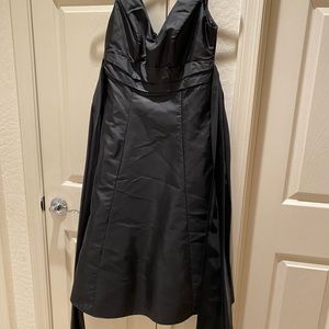 Black tea length formal dress